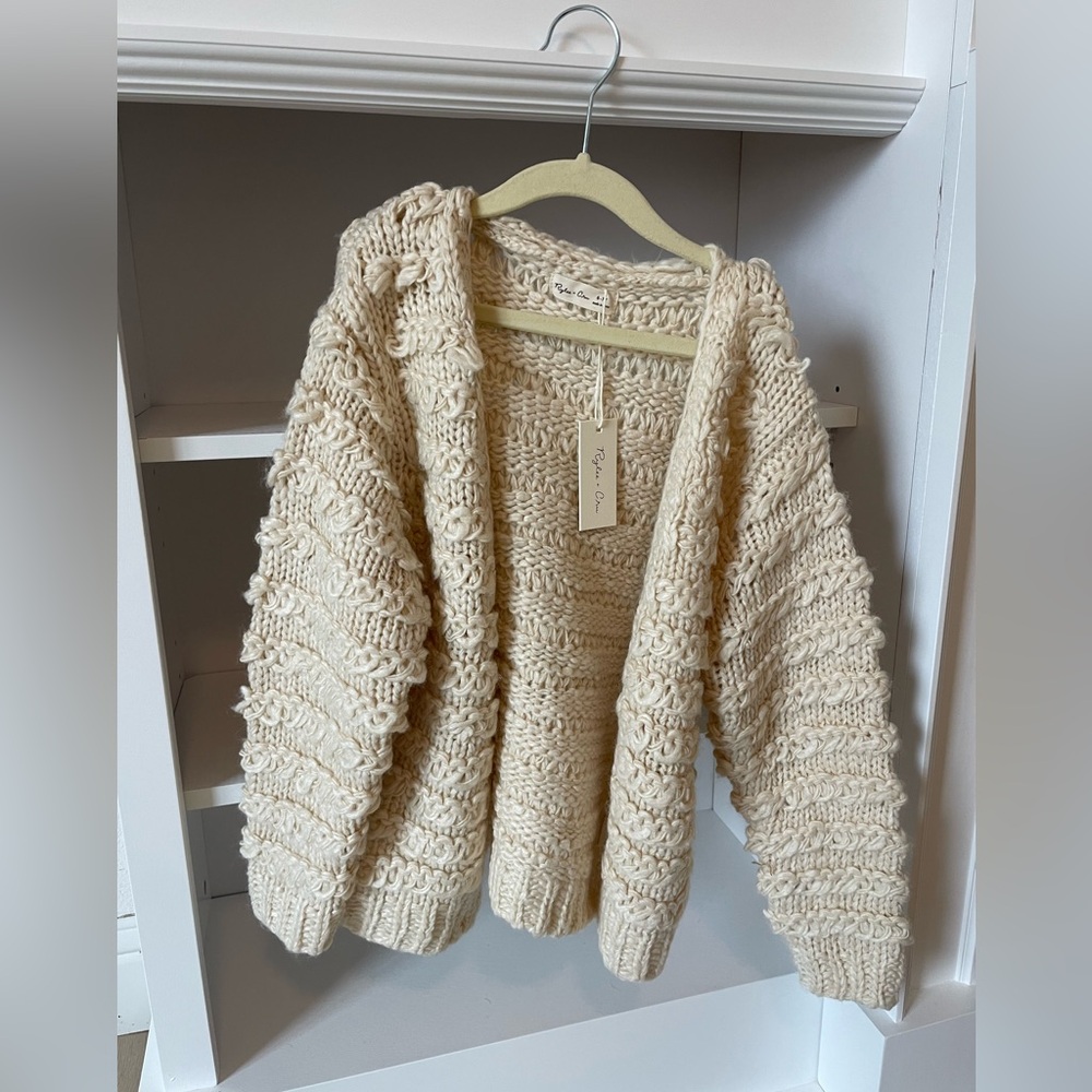 Rylee + Cru Fringe Cardigan